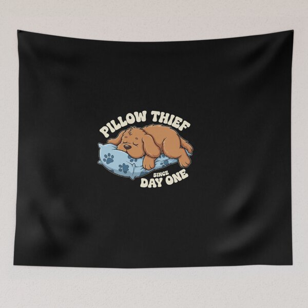 Item preview, Pillow Thief Pup Funny Dog Sleep Shirt for Dog Owners designed and sold by Hanno0.