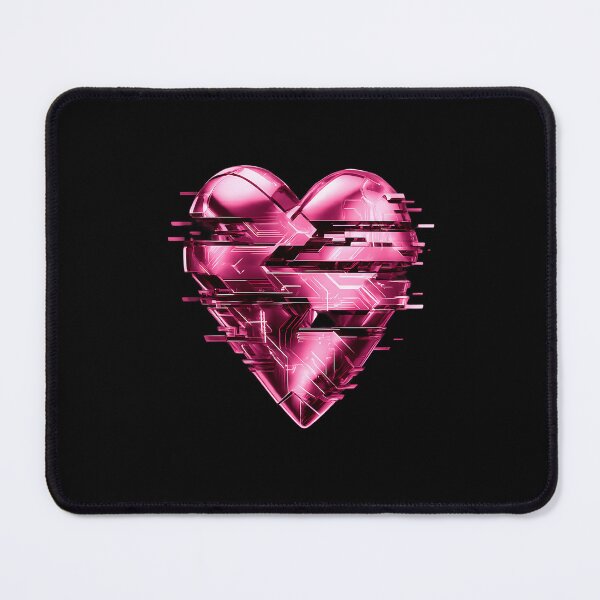 Item preview, Cyber Pink Heart Glitch Tech designed and sold by ckristeenwdop.