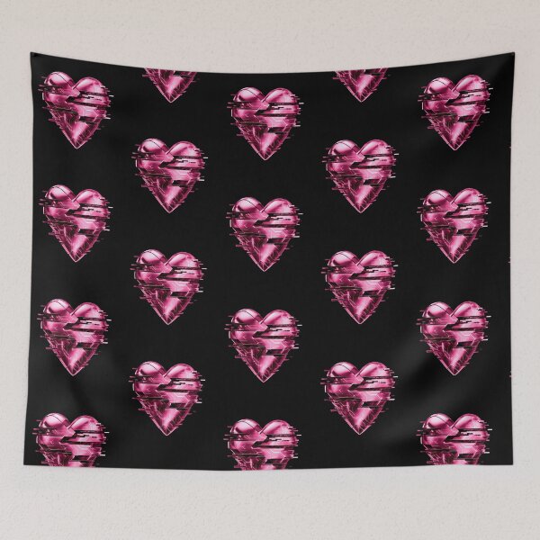 Item preview, Cyber Pink Heart Glitch Tech designed and sold by ckristeenwdop.
