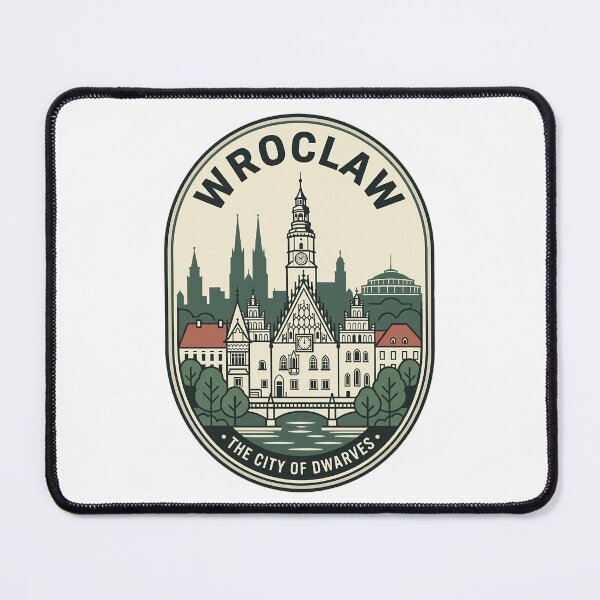 Item preview, Wroclaw Poland City of Dwarves Vintage Travel Badge designed and sold by k3rstman1.