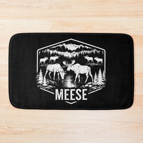 Item preview, Vintage Meese Plural Of Moose Funny Wildlife Nature Lover Forest Aesthetic designed and sold by RuperDelois.
