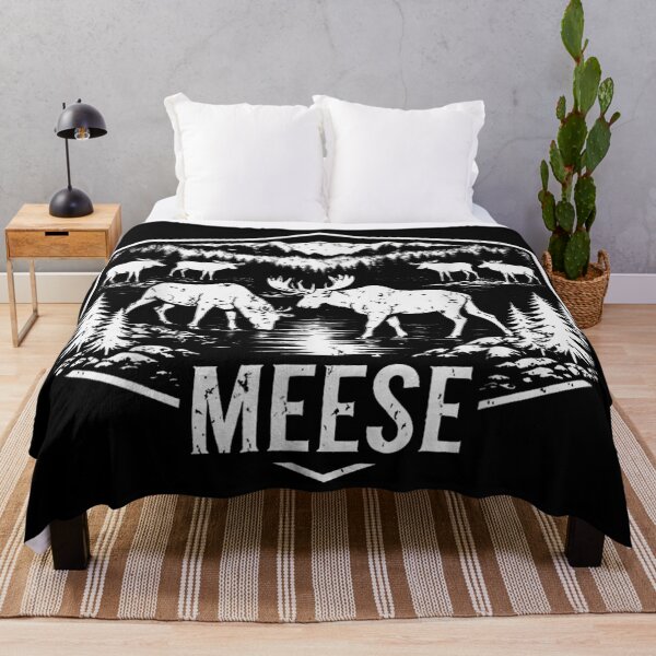 Item preview, Vintage Meese Plural Of Moose Funny Wildlife Nature Lover Forest Aesthetic designed and sold by RuperDelois.