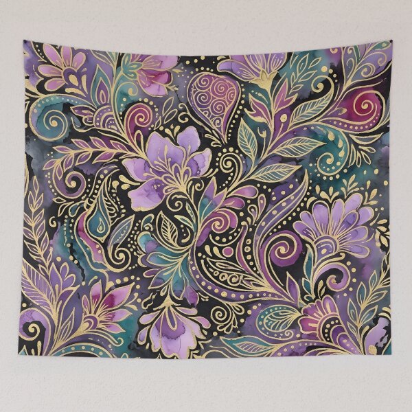 Item preview, Purple Floral  designed and sold by GraphicsClub.