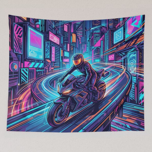 Item preview, Motorcycle Underwater Scenes Vibrancy Marine Life Ocean Exploration designed and sold by ART ATTACK ZONE.