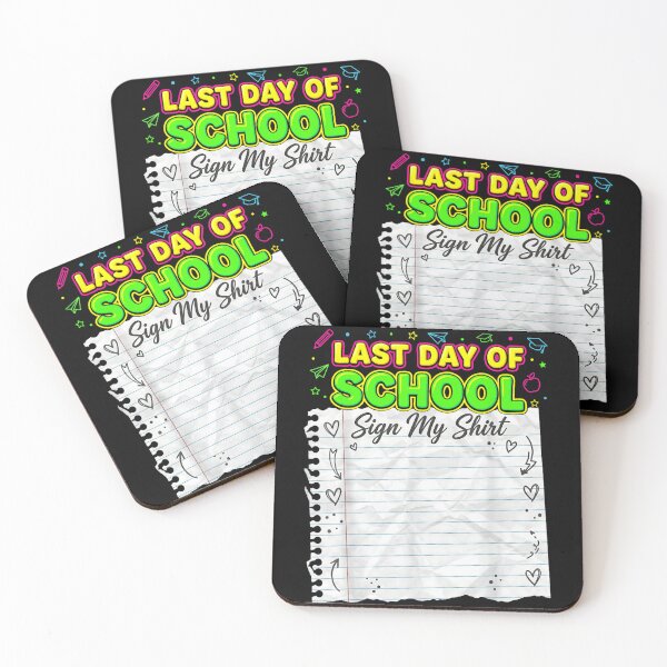 Item preview, Last Day Of School Sign My Shirt Graduation Student Yearbook Memory designed and sold by RuperDelois.