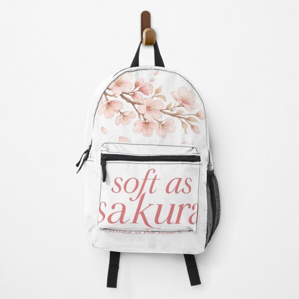 Item preview, Soft As Sakura Strong As The Branch Cherry Blossom Gift for Her Women Shirt designed and sold by DreamelleStudio.