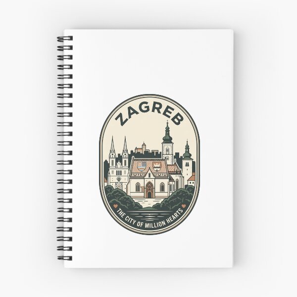 Item preview, Retro Zagreb Croatia St Marks Church Badge designed and sold by k3rstman1.