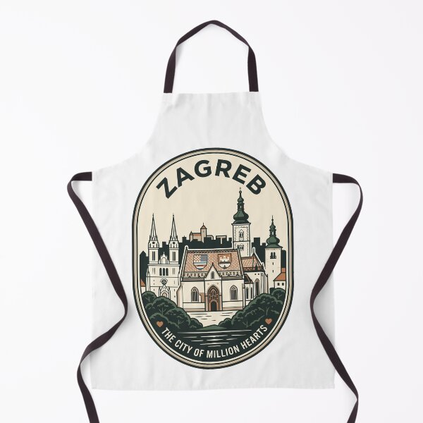 Item preview, Retro Zagreb Croatia St Marks Church Badge designed and sold by k3rstman1.