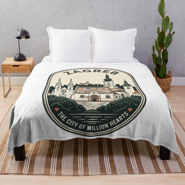 Item preview, Retro Zagreb Croatia St Marks Church Badge designed and sold by k3rstman1.