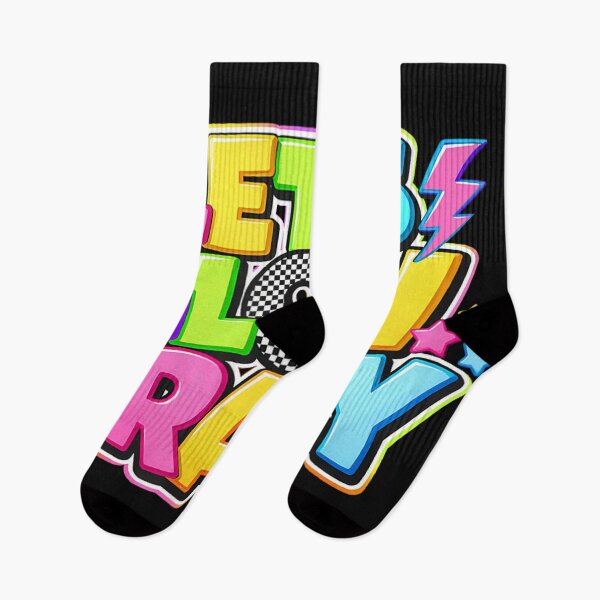Item preview, Let's Glow Crazy Retro Neon 80s 90s Party Aesthetic Vibrant Colors designed and sold by RuperDelois.
