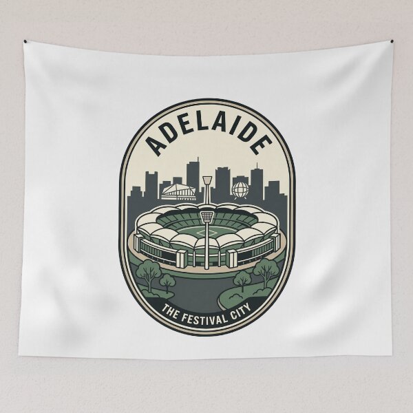Item preview, Retro Adelaide Australia Skyline Festival City Badge designed and sold by k3rstman1.