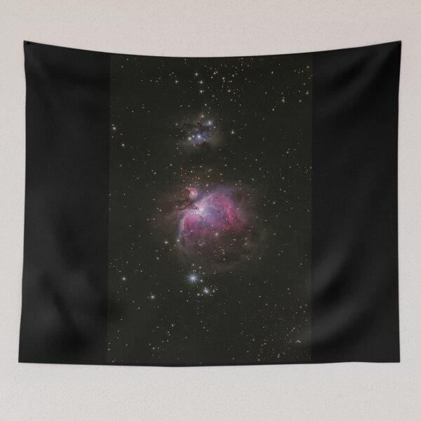 Item preview, pink and purple Orion nebula space astrophotography designed and sold by lorelei-stars.
