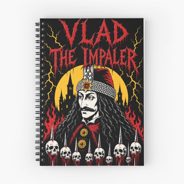Item preview, VLAD THE IMPALER DRACULA HEAVY METAL STYLE PRINT designed and sold by Campbell0395.