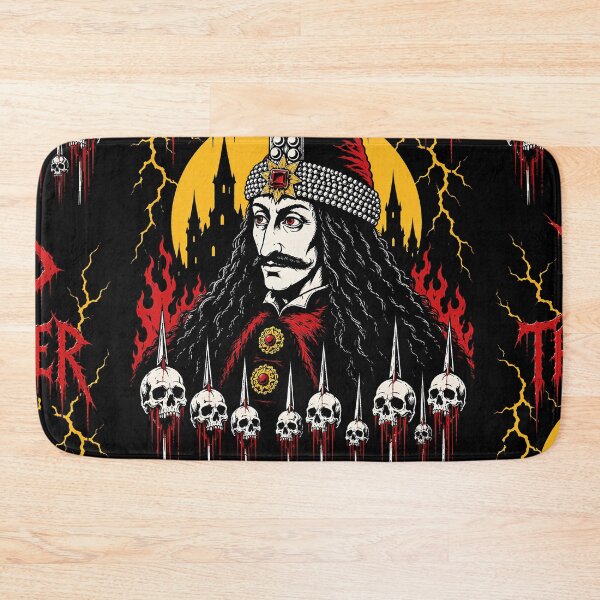 Item preview, VLAD THE IMPALER DRACULA HEAVY METAL STYLE PRINT designed and sold by Campbell0395.