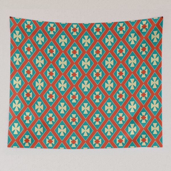 Item preview, Cross in a losange in a orange land designed and sold by StefanStudioArt.