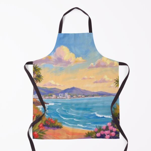 Item preview, California beach oil painting designed and sold by cloudzer0000.