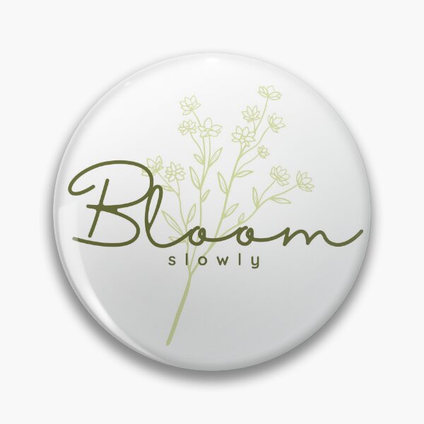 Item preview, Bloom Slowly – Minimal Floral Growth Aesthetic Design designed and sold by Lynn Creates.