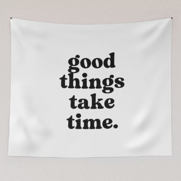 Item preview, Good Things Take Time | Aesthetic Motivation Quote designed and sold by NBT-NOVA.