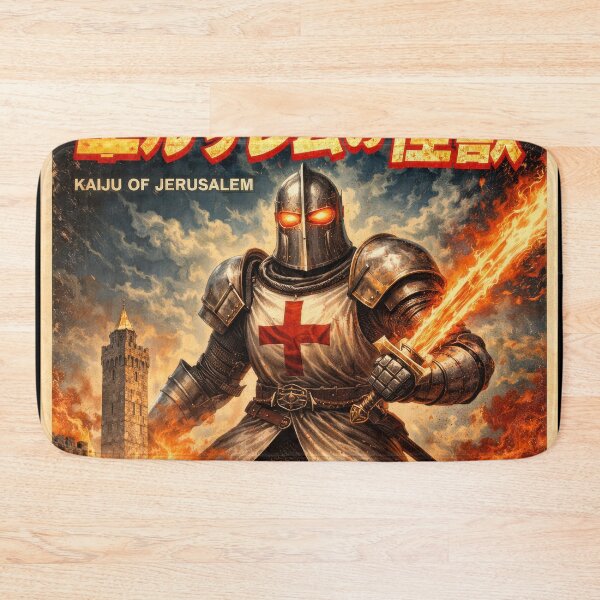 Item preview, Kaiju of Jerusalem City Japan Style designed and sold by Retr0Tshirts.