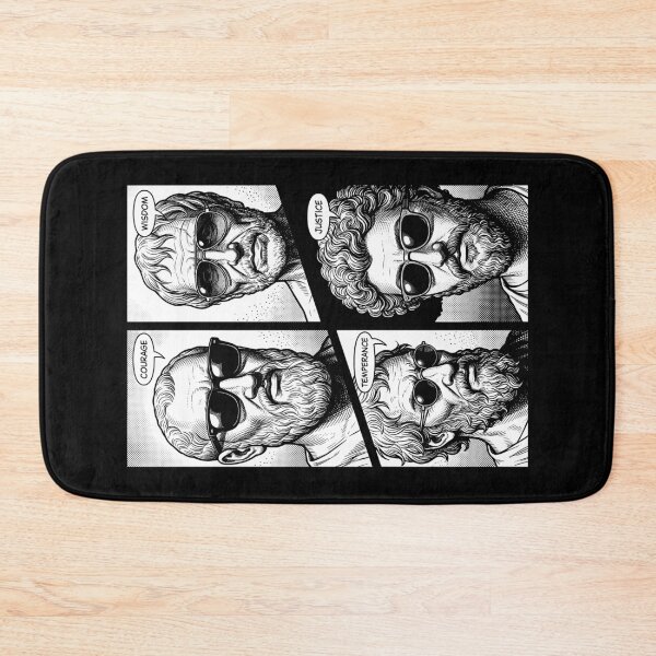 Item preview, Stoic Virtues Wisdom Temperance Justice Courage Comic designed and sold by GrandeDuc.