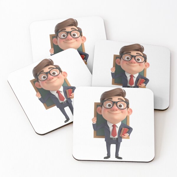 Item preview, Funny Cartoon Teacher - Classroom Hero & Educator Art designed and sold by drioArt.