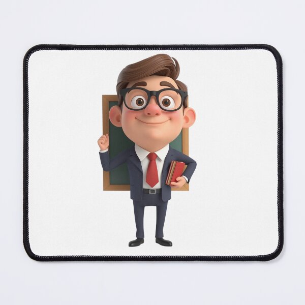 Item preview, Funny Cartoon Teacher - Classroom Hero & Educator Art designed and sold by drioArt.