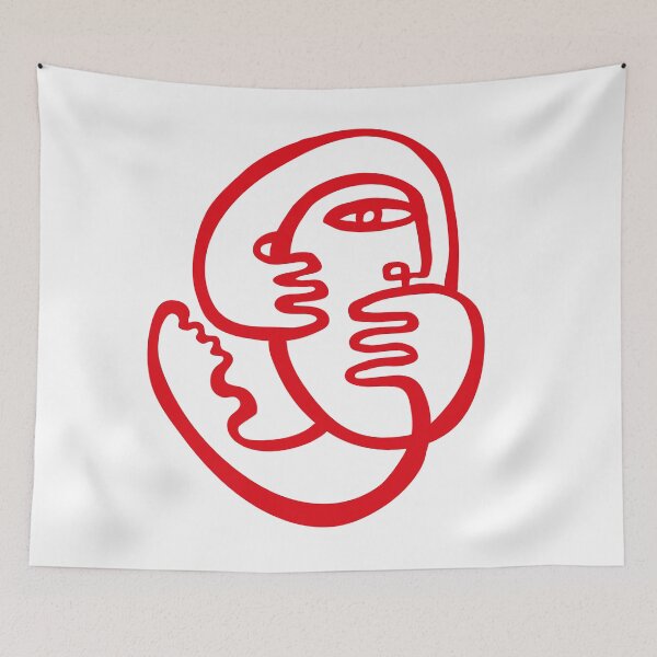 Item preview, Think Back Red designed and sold by ceciliawaxberg.
