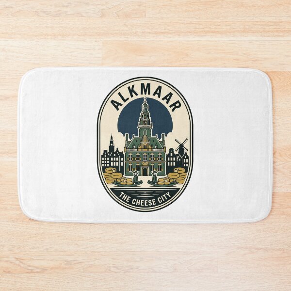Item preview, Vintage Alkmaar Netherlands Cheese City Travel Badge designed and sold by k3rstman1.