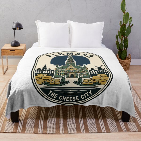 Item preview, Vintage Alkmaar Netherlands Cheese City Travel Badge designed and sold by k3rstman1.