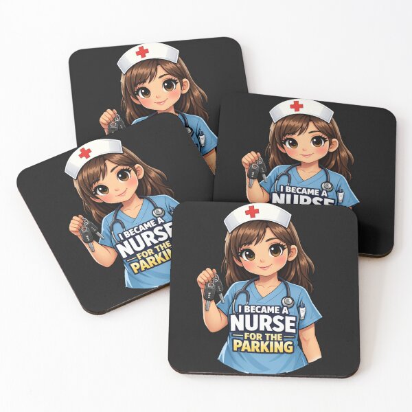 Item preview, I Became A Nurse For The Parking Funny RN Humor designed and sold by Tsugraf Designs.