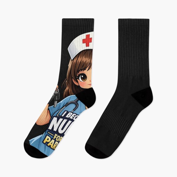 Item preview, I Became A Nurse For The Parking Funny RN Humor designed and sold by Tsugraf Designs.