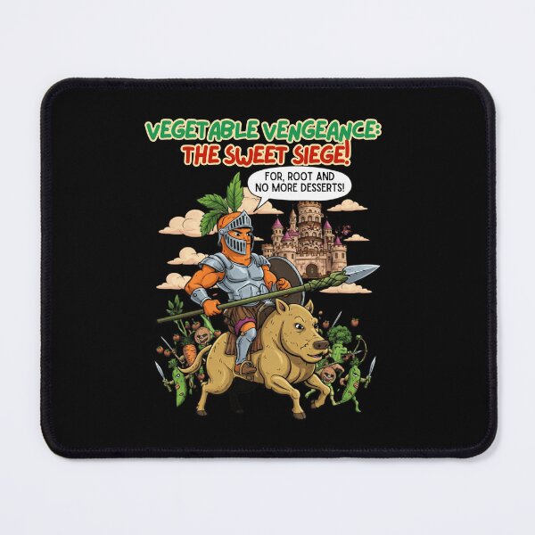 Item preview, Vegetable Vengeance The Sweet Siege Funny Carrot Knight Medieval Fantasy designed and sold by Cree8if.