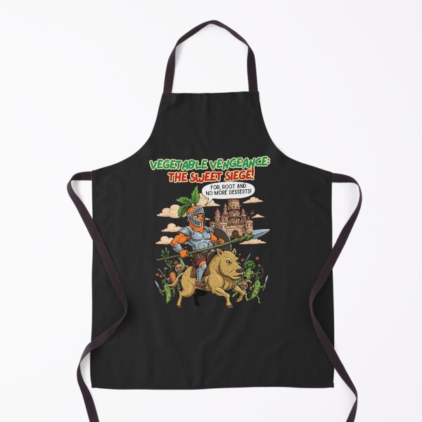 Item preview, Vegetable Vengeance The Sweet Siege Funny Carrot Knight Medieval Fantasy designed and sold by Cree8if.