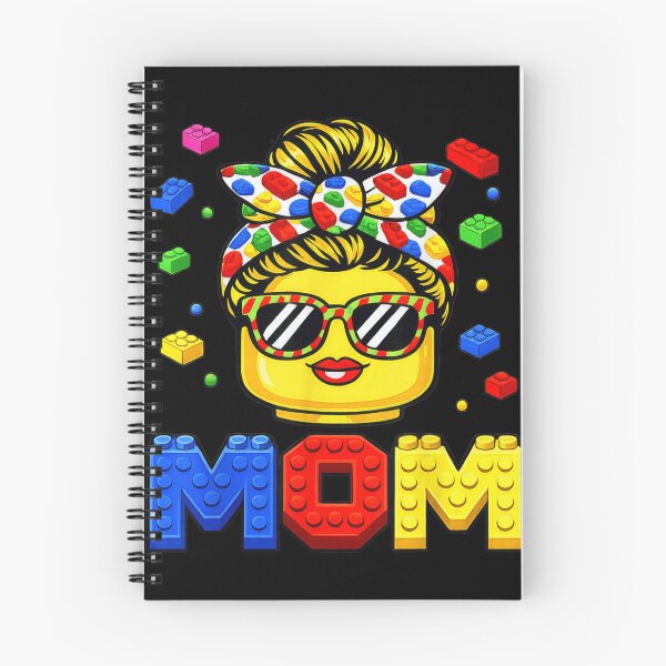 Item preview, Colorful Toy Block Mom Messy Bun Building Bricks Mother's Day Gift designed and sold by PhocoNibict.