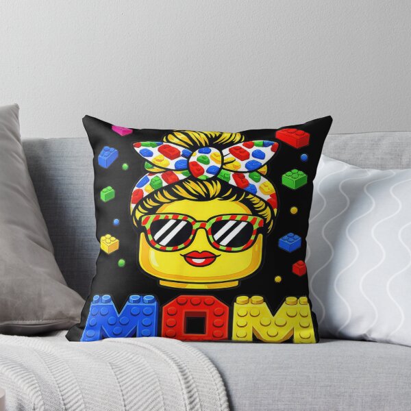 Item preview, Colorful Toy Block Mom Messy Bun Building Bricks Mother's Day Gift designed and sold by PhocoNibict.