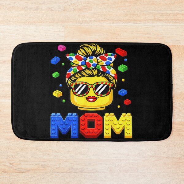 Item preview, Colorful Toy Block Mom Messy Bun Building Bricks Mother's Day Gift designed and sold by PhocoNibict.
