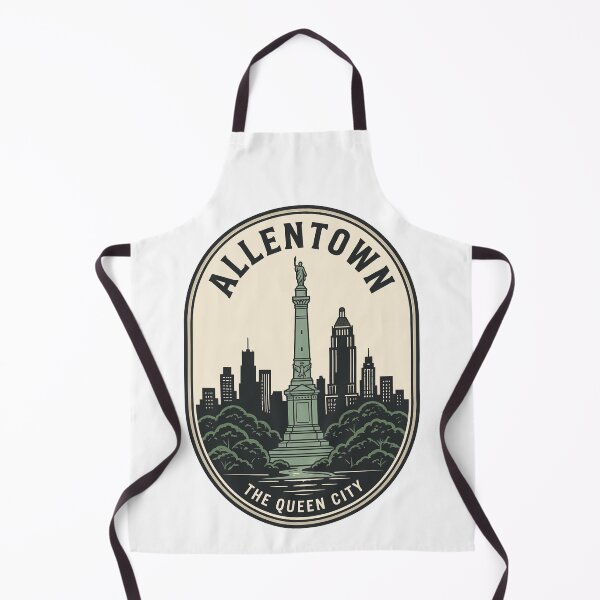 Item preview, Vintage Allentown Pennsylvania Queen City Skyline Badge designed and sold by k3rstman1.