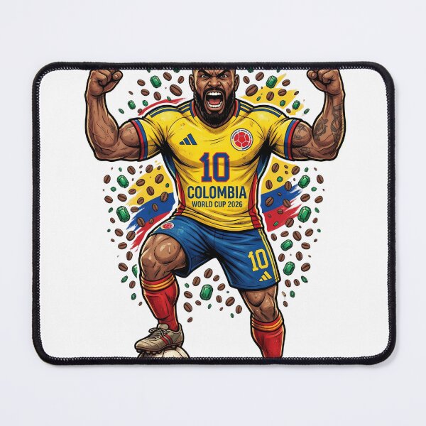 Item preview, Colombian Soccer Warrior Epic Yellow Art designed and sold by Pandora´s Box.