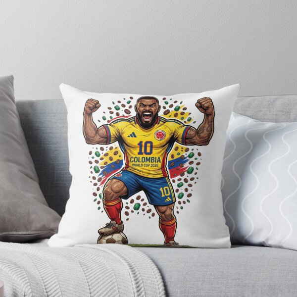 Item preview, Colombian Soccer Warrior Epic Yellow Art designed and sold by Pandora´s Box.
