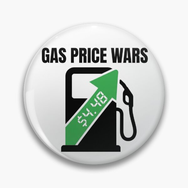 Item preview, Gas Price Wars: $4.48 Pain at Pump Political Sticker designed and sold by ZibiArt.