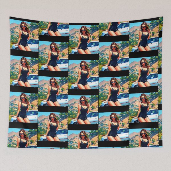 Item preview, Miranda Kerr Leaning Against White Car (Ai Art) designed and sold by ckristeenwdop.