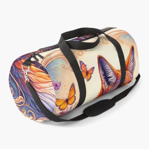 Item preview, Vibrant Fox Among Butterflies designed and sold by cuprum.