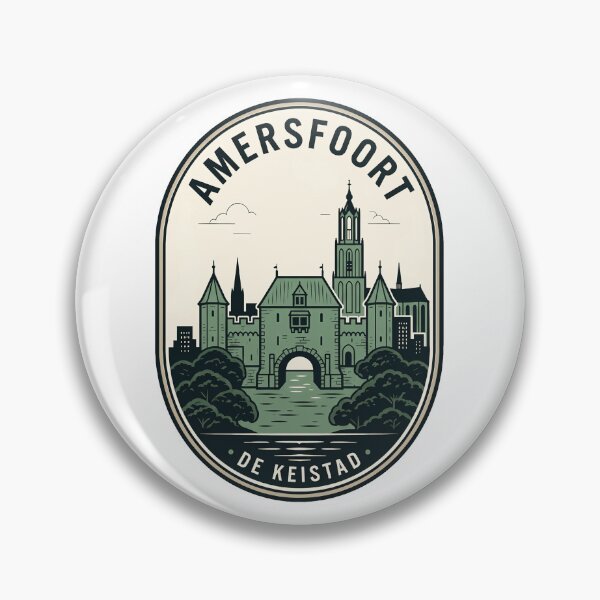 Item preview, Amersfoort Netherlands Koppelpoort Vintage Travel Badge designed and sold by k3rstman1.