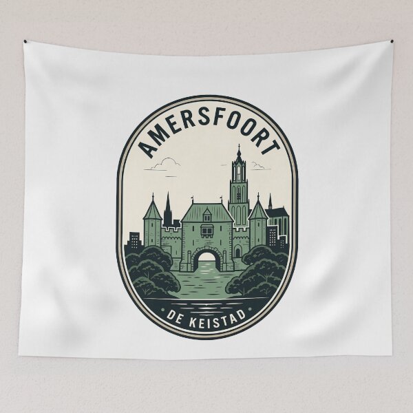 Item preview, Amersfoort Netherlands Koppelpoort Vintage Travel Badge designed and sold by k3rstman1.