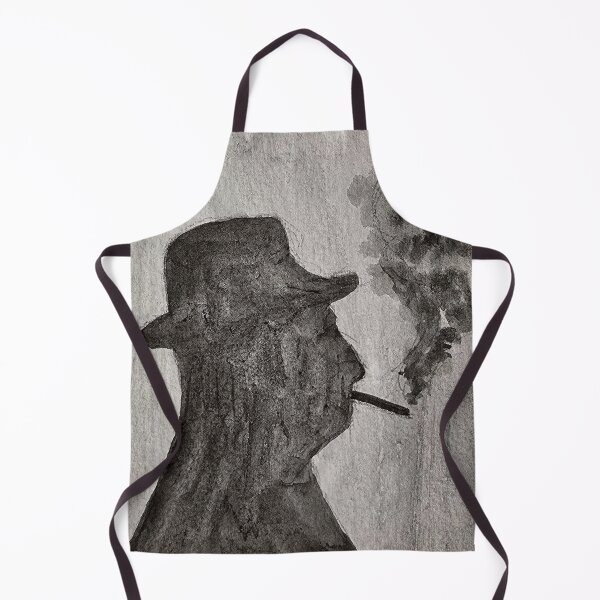 Item preview, Noir Smoke - Original Abstract Watercolor Character Art designed and sold by AliAltinelArt.