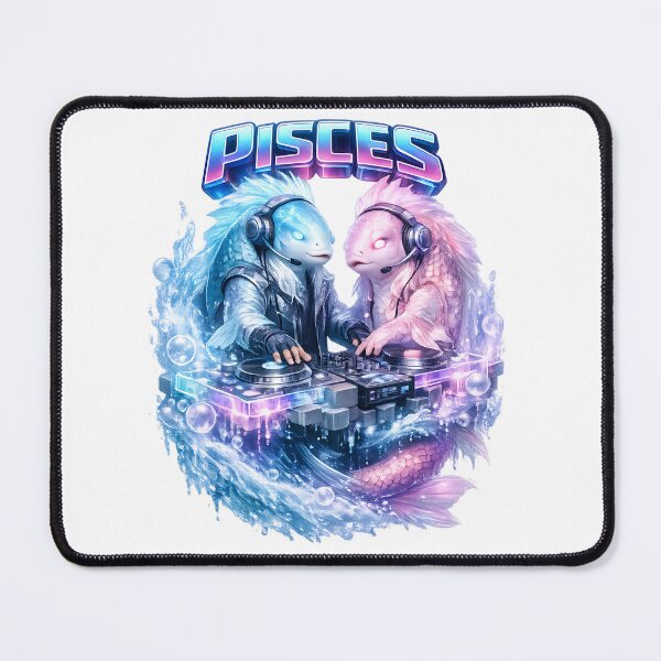 Item preview, Mystical Pisces Fish DJ Zodiac Dreamlike designed and sold by  ZenRave Designs.
