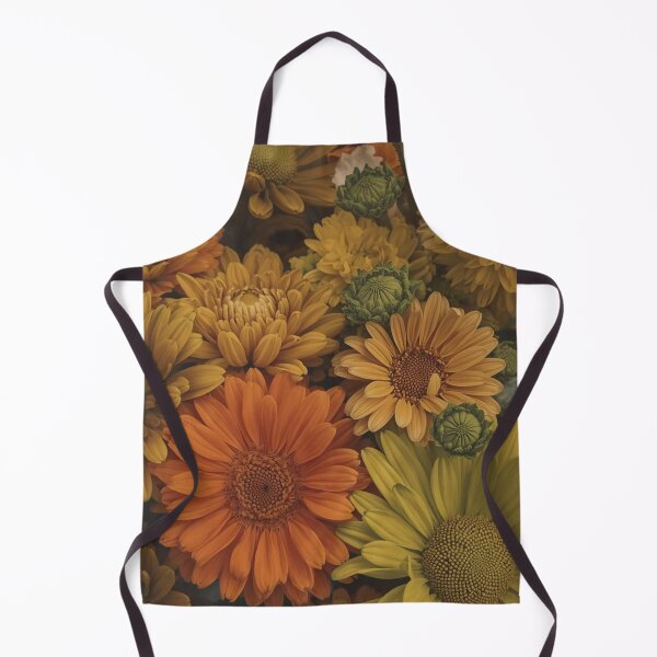 Item preview, Artificial flowers in bouquets of orange, yellow, green designed and sold by Art70shop.