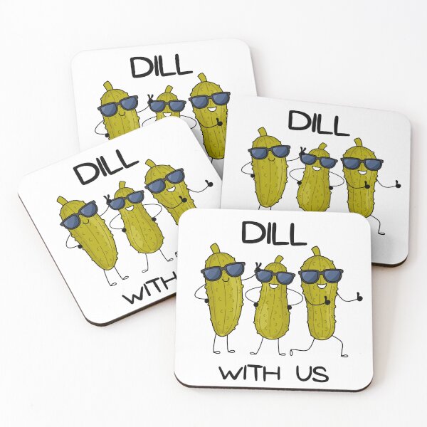 Item preview, Dill With Us Funny Logo designed and sold by logowannawear.