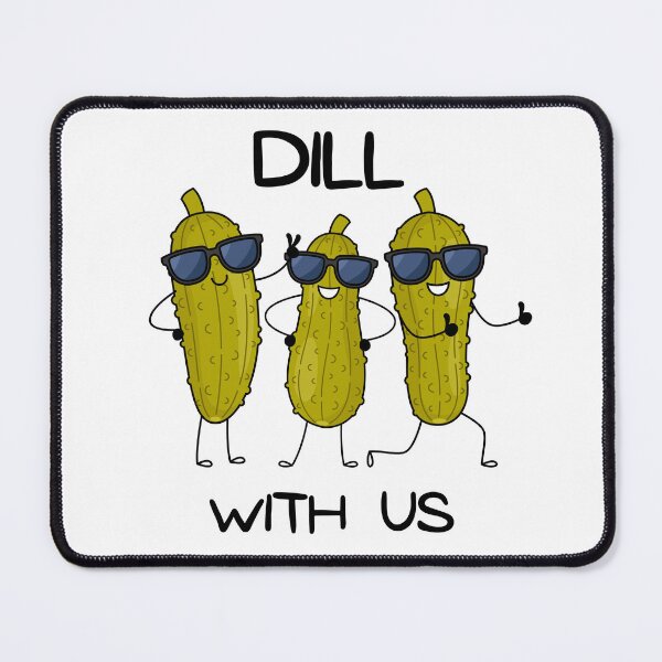 Item preview, Dill With Us Funny Logo designed and sold by logowannawear.