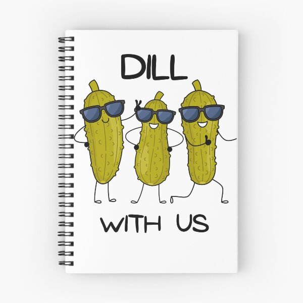 Item preview, Dill With Us Funny Logo designed and sold by logowannawear.